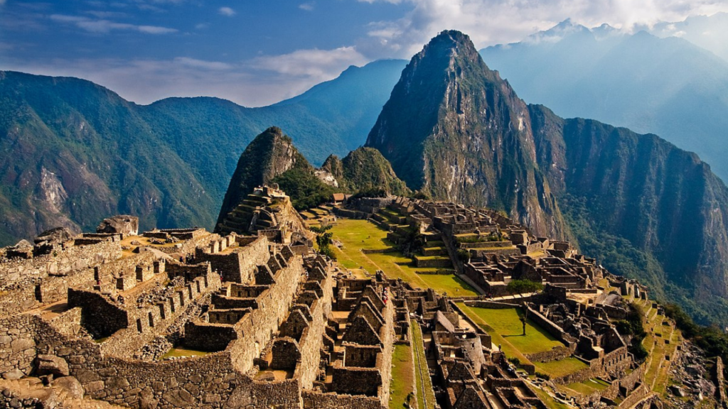 Machu Picchu - Ancient Ruins Amidst Fall Foliage